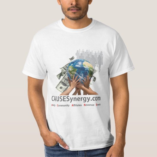 CAUSESynergy - T-shirt - les gars (Devant)