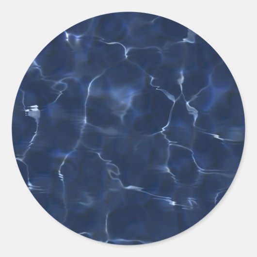 Caustics Ronde Sticker (Voorkant)