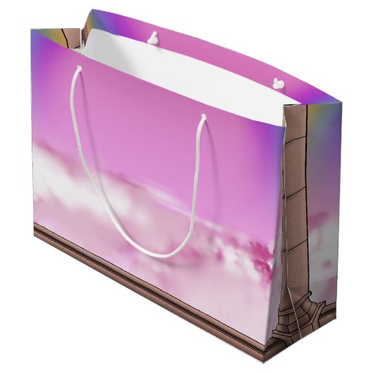 Caute Black Fairy Birthday Large Cadeauzakje (Achterkant Gekanteld)