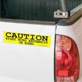 CAUTION Bumpersticker (Op Truck)