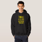 Caution Can Talk About Running For Hours Hoodie (Voorkant volledig)