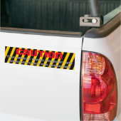 CAUTION Geocacher Bumpersticker (Op Truck)