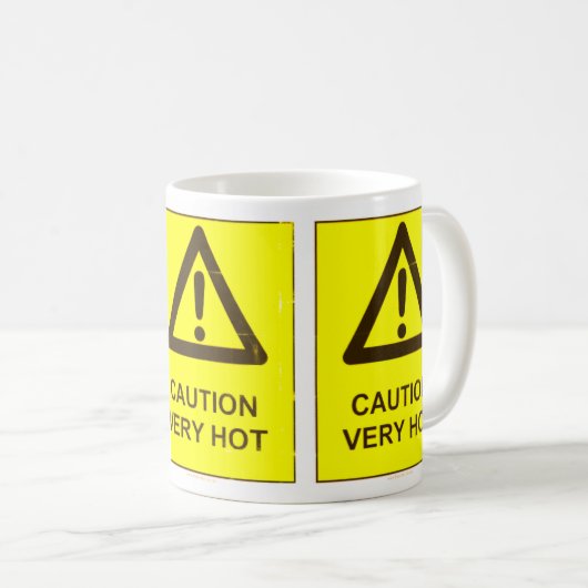 Caution - Hot Coffee Mug (Devant droit)