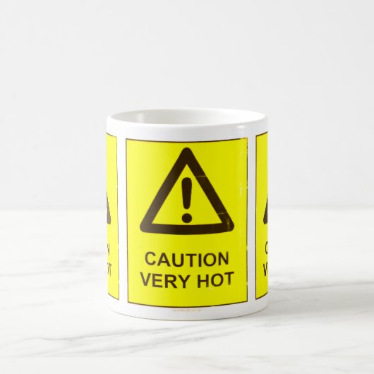 Caution - Hot Coffee Mug (Centre)