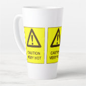 Caution - Hot Latte Mug (Angle gauche)