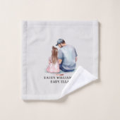 Caution père et fille (7) (Gant de toilette)