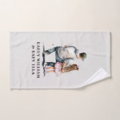 Caution père et fille noire (12) (Serviette à main)