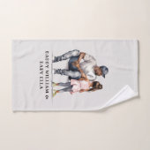 Caution père et fille noire (3) (Serviette à main)