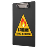 Caution Science in Progress Klembord (Links)
