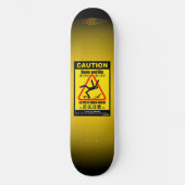 Caution Skateboard (Voorkant)