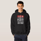 Caution Wet Paint! On My Hands Face Arms And Proba Hoodie (Voorkant volledig)