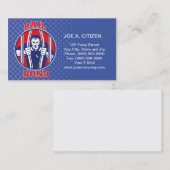 cautionnements éclatant le carte de visite de (Devant / Derrière)