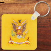 Cav Association Classic Zwart Sleutelhanger (Achterkant)