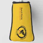 Cav Gold Golf Putter Header Hoesje Golfheadcover (Draai 90)