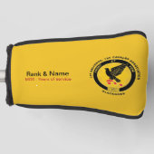 Cav Gold Golf Putter Header Hoesje Golfheadcover (Voorkant)