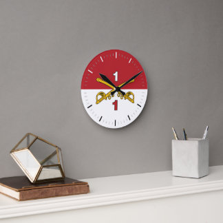 Cav Guidon Wandklok Ronde Klok