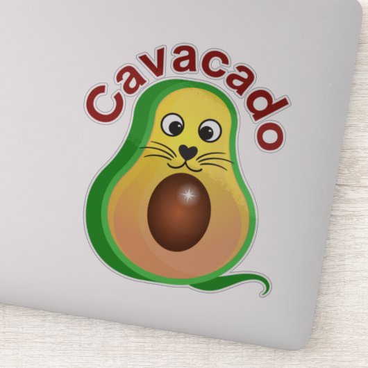 Cavacado.. Ontdek de vele vormen van de kat Sticker (Detail)