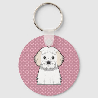 Cavachon-Cartoon Sleutelhanger
