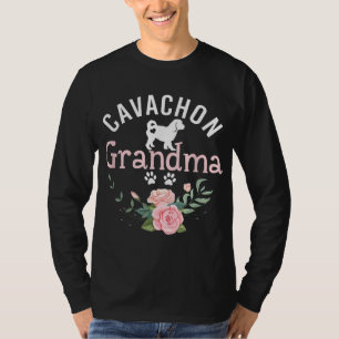 Cavachon Oma Cavachon Hondenliefhebber Kerst T-shirt