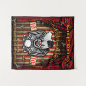 Cavalcade van Clowns Sideshow Banner Wandkleed (Voorkant (horizontaal))