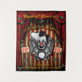Cavalcade van Clowns Sideshow Banner Wandkleed