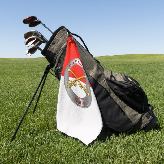 Cavalerie CAV Golfhanddoek (Groen)