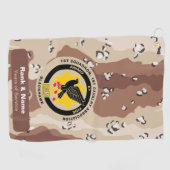 Cavalerie Vereniging Golfhanddoek - Woestijn Camo (Horizontaal)