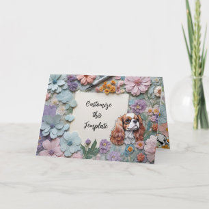 Cavalier aangepast bedankkaart