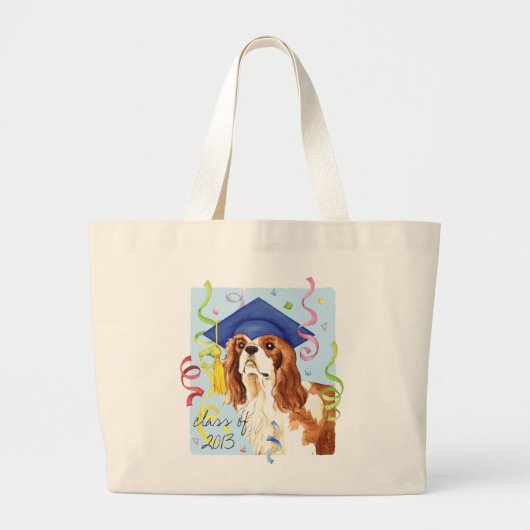 Cavalier Afstuderen Grote Tote Bag (Voorkant)