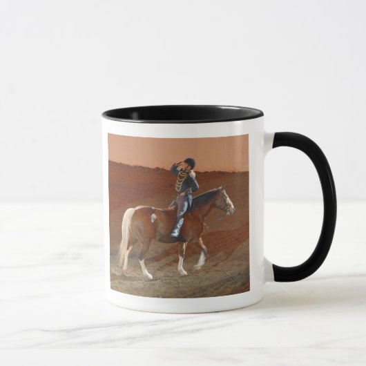 Cavalier arrière - tasse (Droite)