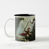 Cavalier de dragon, tasse (Gauche)