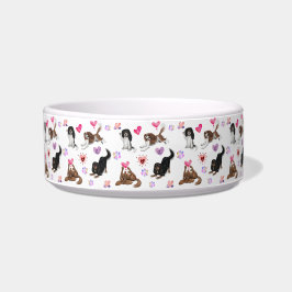 Cavalier Dog Bowl, valentijn en liefde Voerbakje