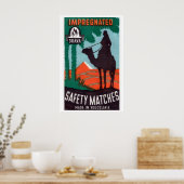 Cavalier du désert sur chameau - Impression Matchb (Cuisine)