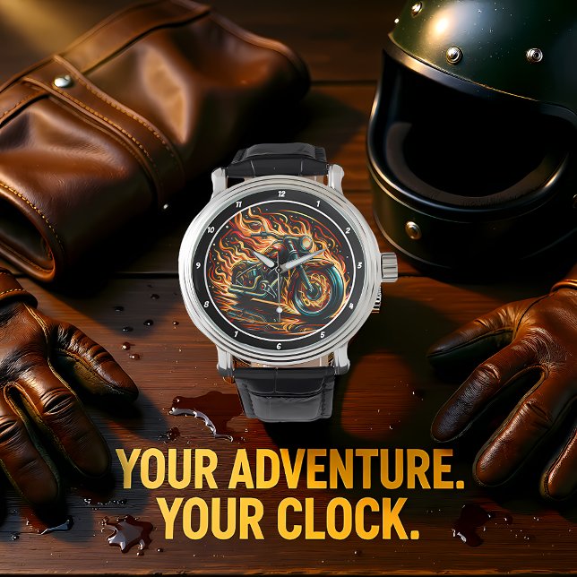 Cavalier enflammé, face de montre Firestorm. (Créateur téléchargé)