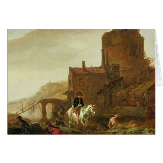 Cavalier et baigneur (Devant horizontal)