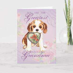 Cavalier Heart Grandma Kaart