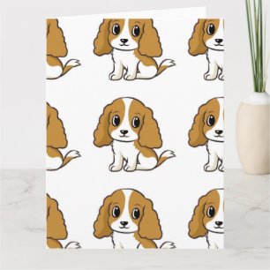 cavalier kcs blenheim cartoon kaart