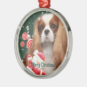 Cavalier kerstornament Metal Ornament (Links)