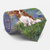 Cavalier King Charles (Blenheim) - Lelies 2 Stropdas (Opgerold)