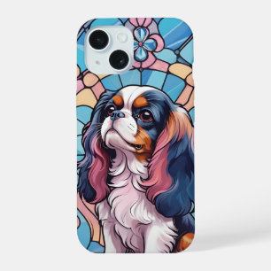 Cavalier King Charles Couleurs Pastel Vitrail
