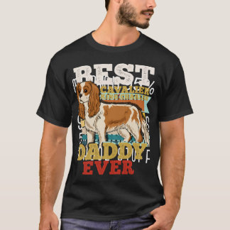 Cavalier King Charles Dad Retro T-shirt