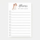 Cavalier King Charles Dog gepersonaliseerd om lijs Post-it® Notes (Voorkant)
