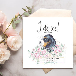 Cavalier King Charles Dog Wedding Cocktail Napkins Servet