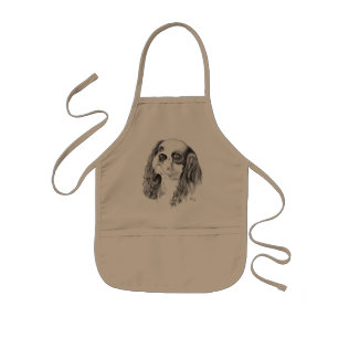 Cavalier King Charles Drawing Kinder Schort