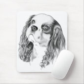 Cavalier King Charles Drawing Muismat (Met muis)