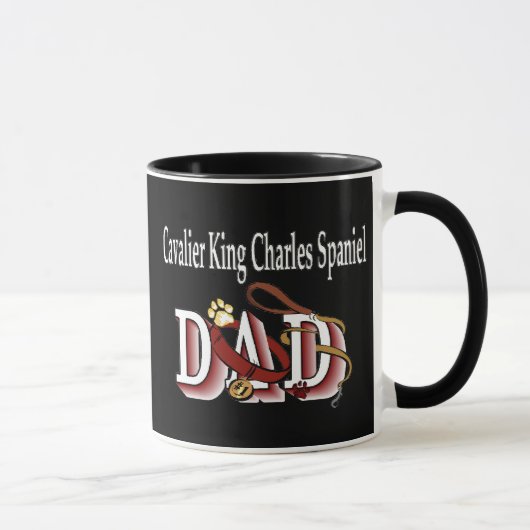 Cavalier King Charles Espaniel Papa Mug (Droite)