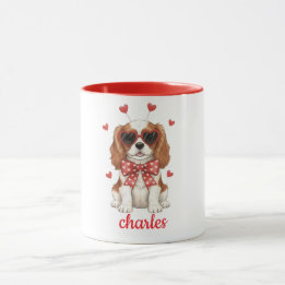 Cavalier King Charles honden mok Valentijnsdag 202