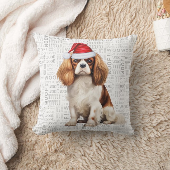 Cavalier King Charles Hondenliefhebber Kerstvakant Kussen (Deken)
