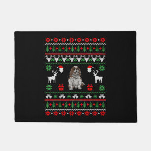 Cavalier King Charles Kerstmis Deurmat