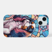 Cavalier King Charles Pastel Couleurs Vitrail (Verso Horizontal)